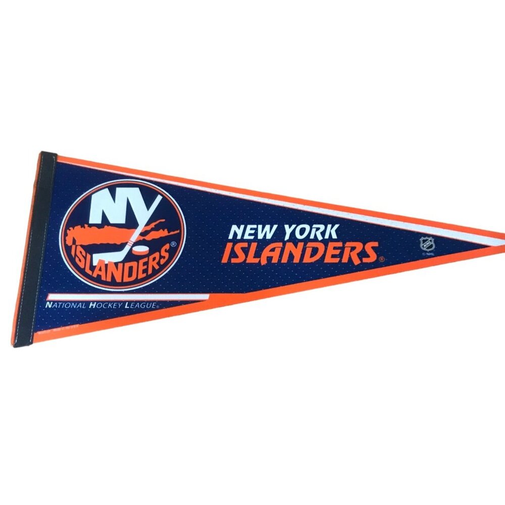 New York Islanders NHL WinCraft Premium Felt Pennant 12" x 30" Made In USA